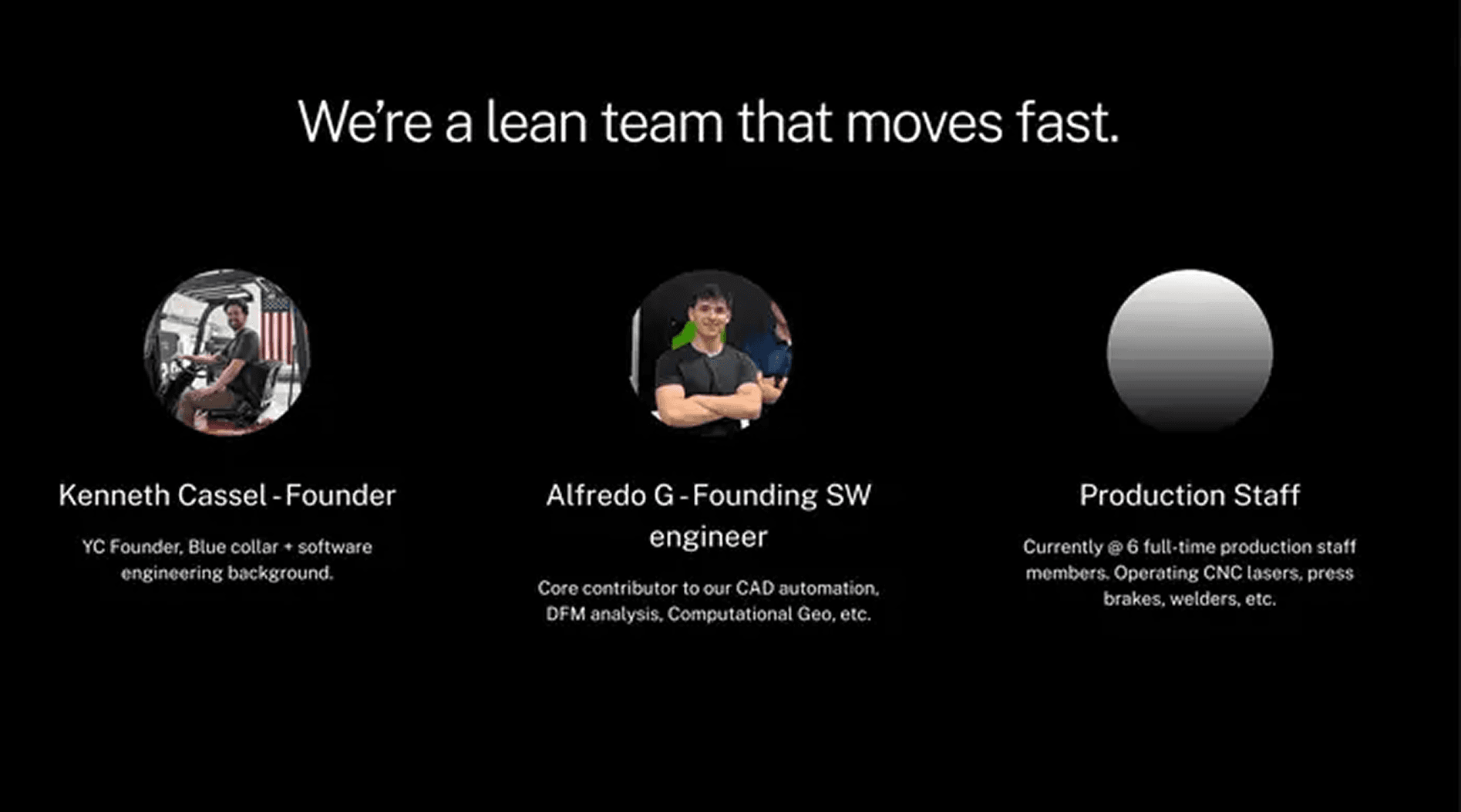 RMFG pitch deck — slide 15
